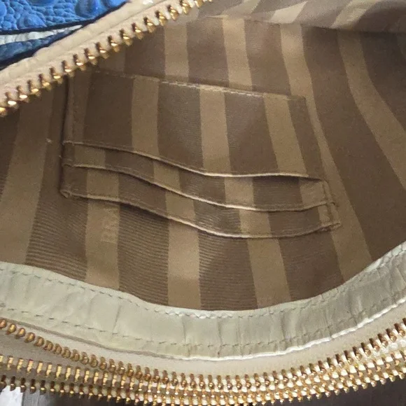 Brahmin Adjustable Crossbody Blue,  White, Reptile - Picture 13 of 16